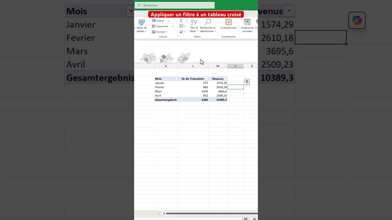 Vous n‘arrivez pas à filtrer un Tableau Croisé Dynamique dans #Excel ? Voici la solution!