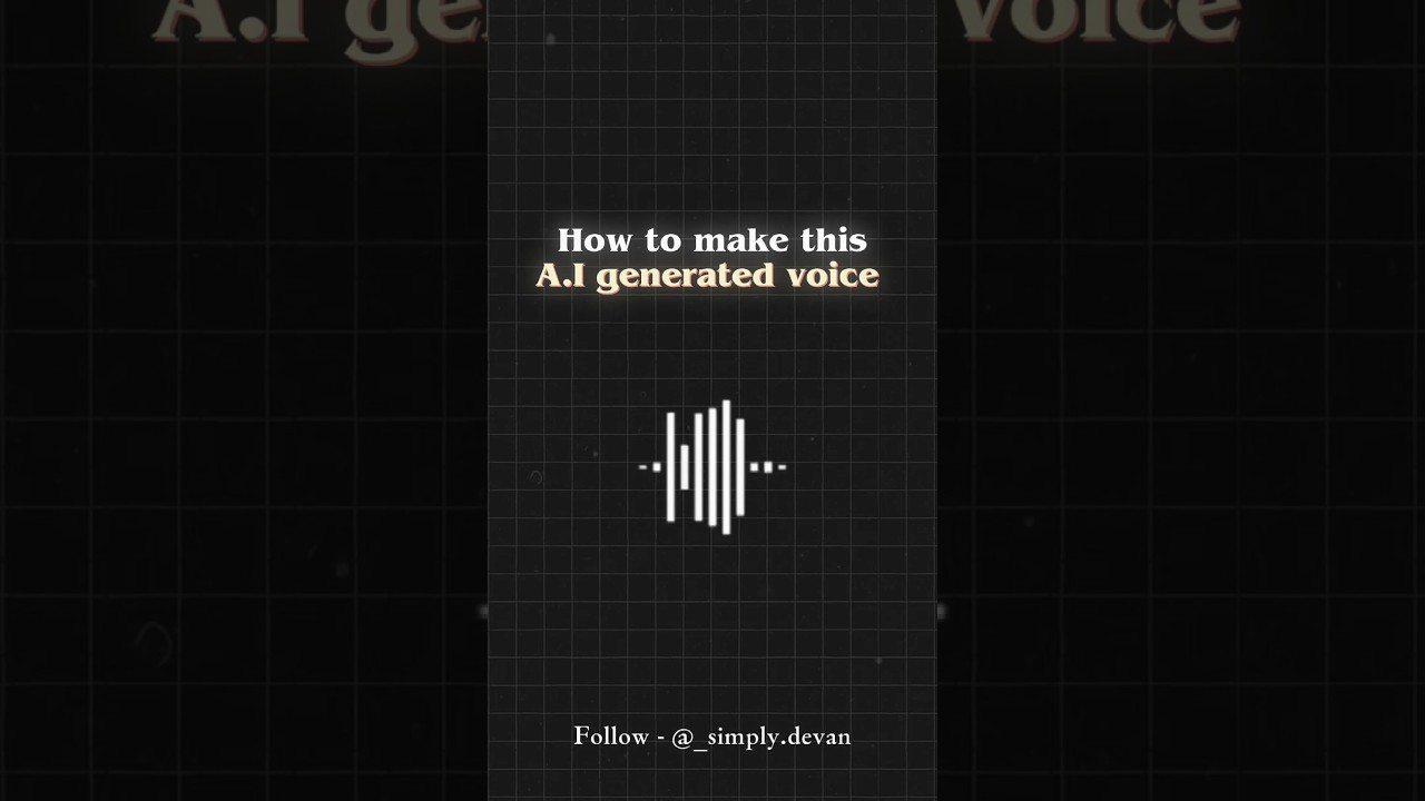 Create AI-Generated Voice ๐๏ธ | Day-1 #shorts