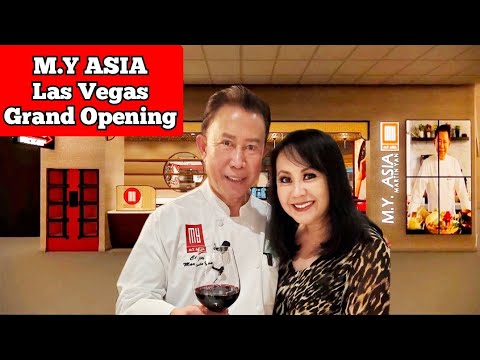 M.Y. Asia Vegas Grand Opening with Chef Martin Yan 🎉