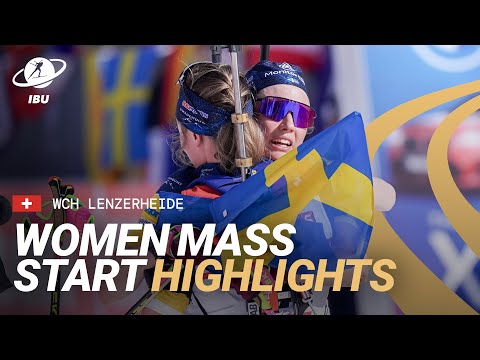 Lenzerheide 2025: Elvira's Emotional Gold in Women Mass Start (Highlights)