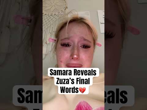 Samara Reveals Zuza’s Final Words #shorts #SamaraGlowhouse #zuzabeine