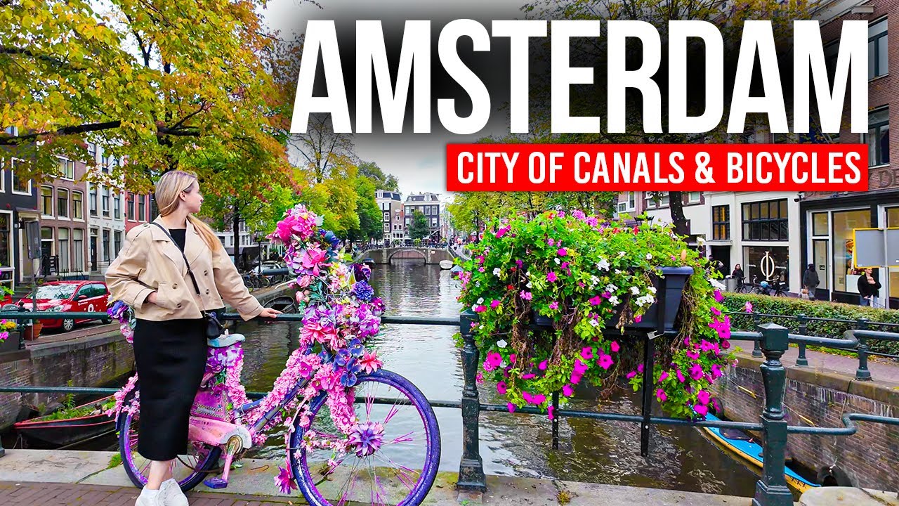 Amsterdam's Charm: 4K Walking Tour π³π±
