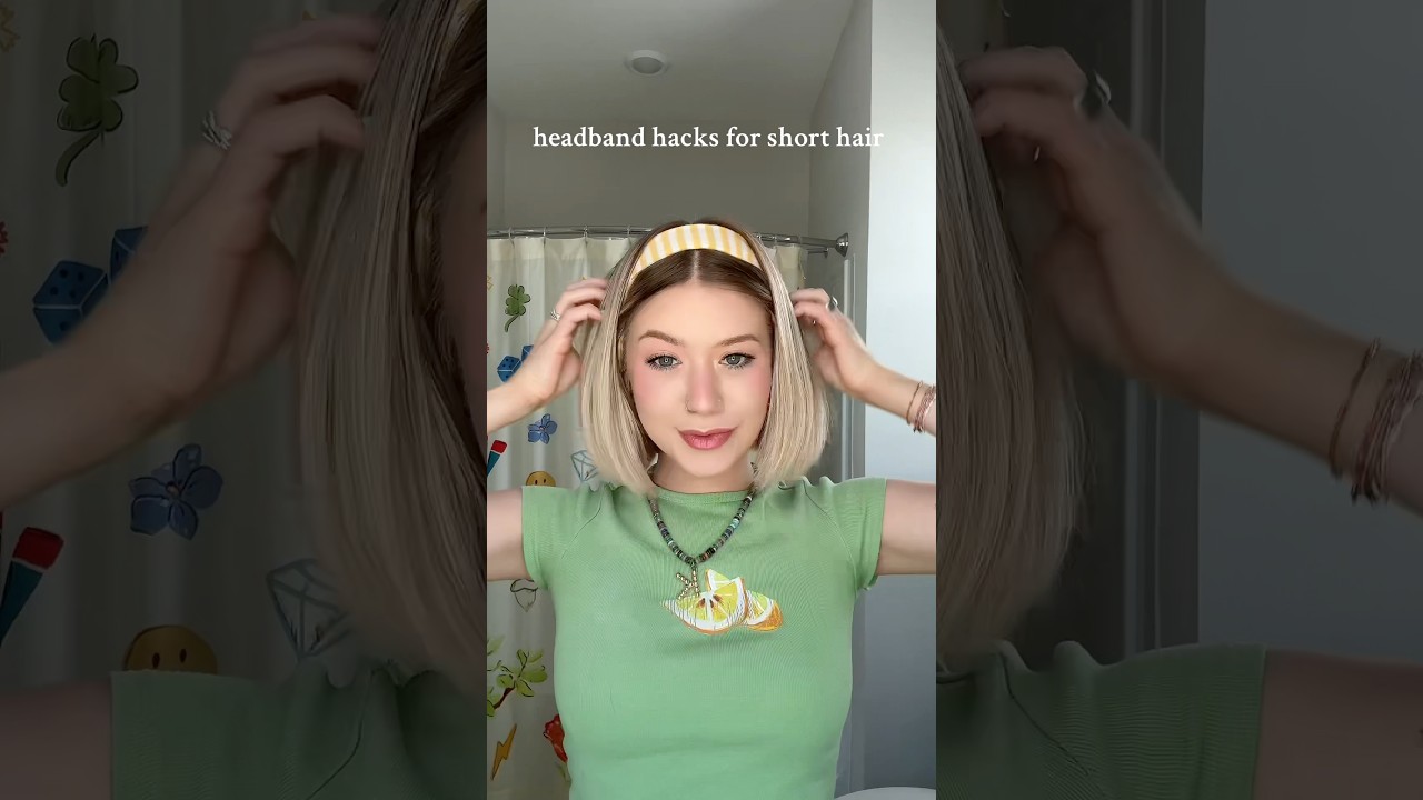 Top Headband Hacks for Short Hair ✨