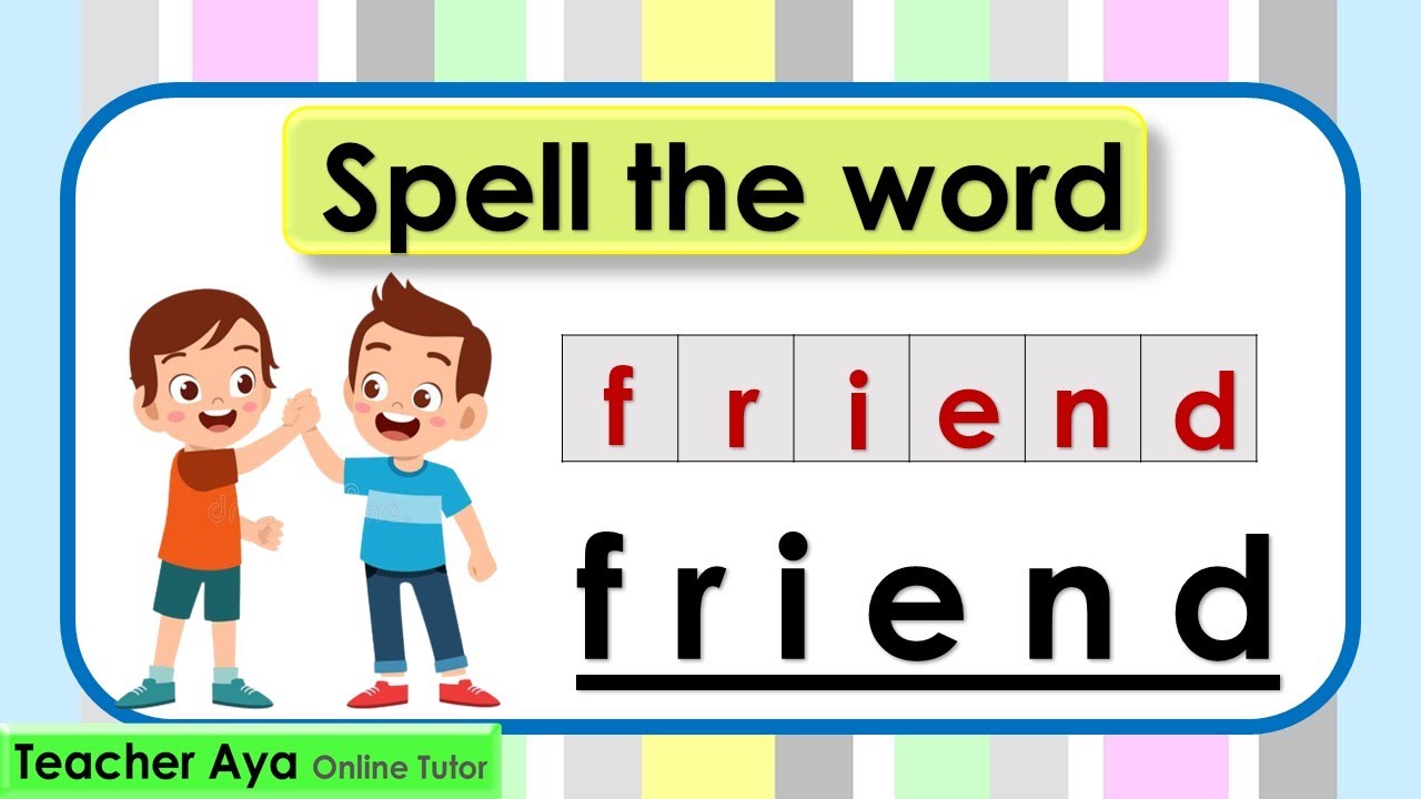 Basic Word Spelling Lesson & Quiz π