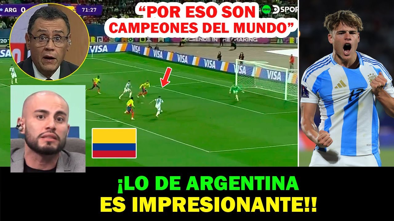 Colombian Media Shocked by Argentina U20 Final Win 🇦🇷