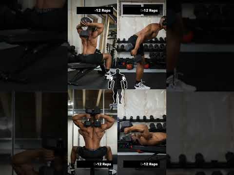 Add SIZE & DEFINITION to your Triceps with these dumbbells only moves! #1