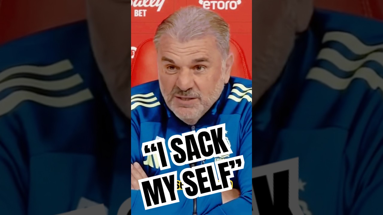 Ange Postecoglou's Raw Reaction After 0-3 Defeat 😡