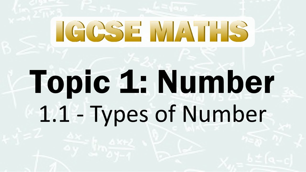 Master the Types of Numbers for IGCSE Maths 📘 | Complete Guide