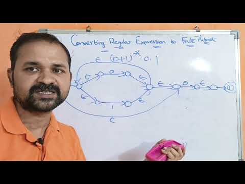 Converting Regular Expression to Finite Automata using Subset method ||  Epsilon-NFA  ||  TOC | FLAT