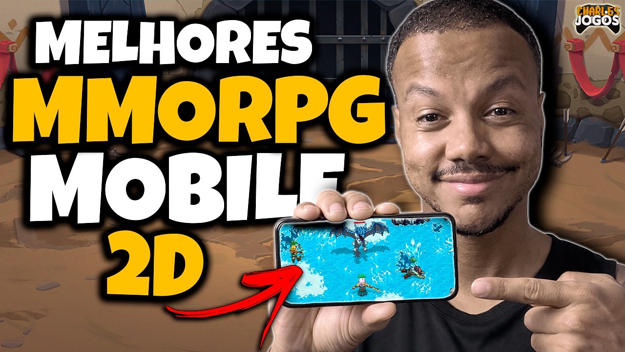 OS MELHORES MMORPGs ONLINE 2D PARA MOBILE (ANDROID/IOS) | LEVES E GRÁTIS - 2026