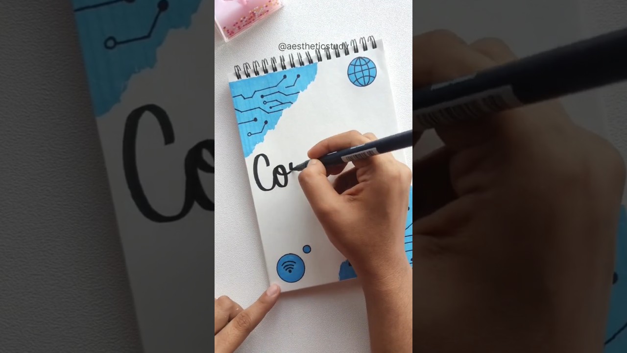 Easy front page idea 'Computer' #shorts #youtubeshorts #frontpage