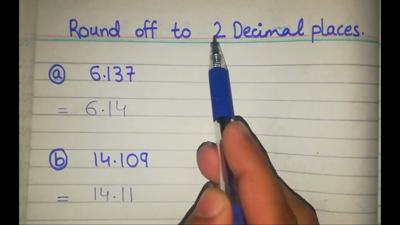 How to Round Off Numbers to 2 Decimal Places: 6.137 & 14.109 ✨