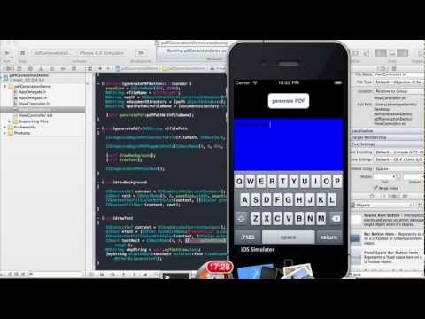 PDF Generation Tutorial - Xcode 4.5.1