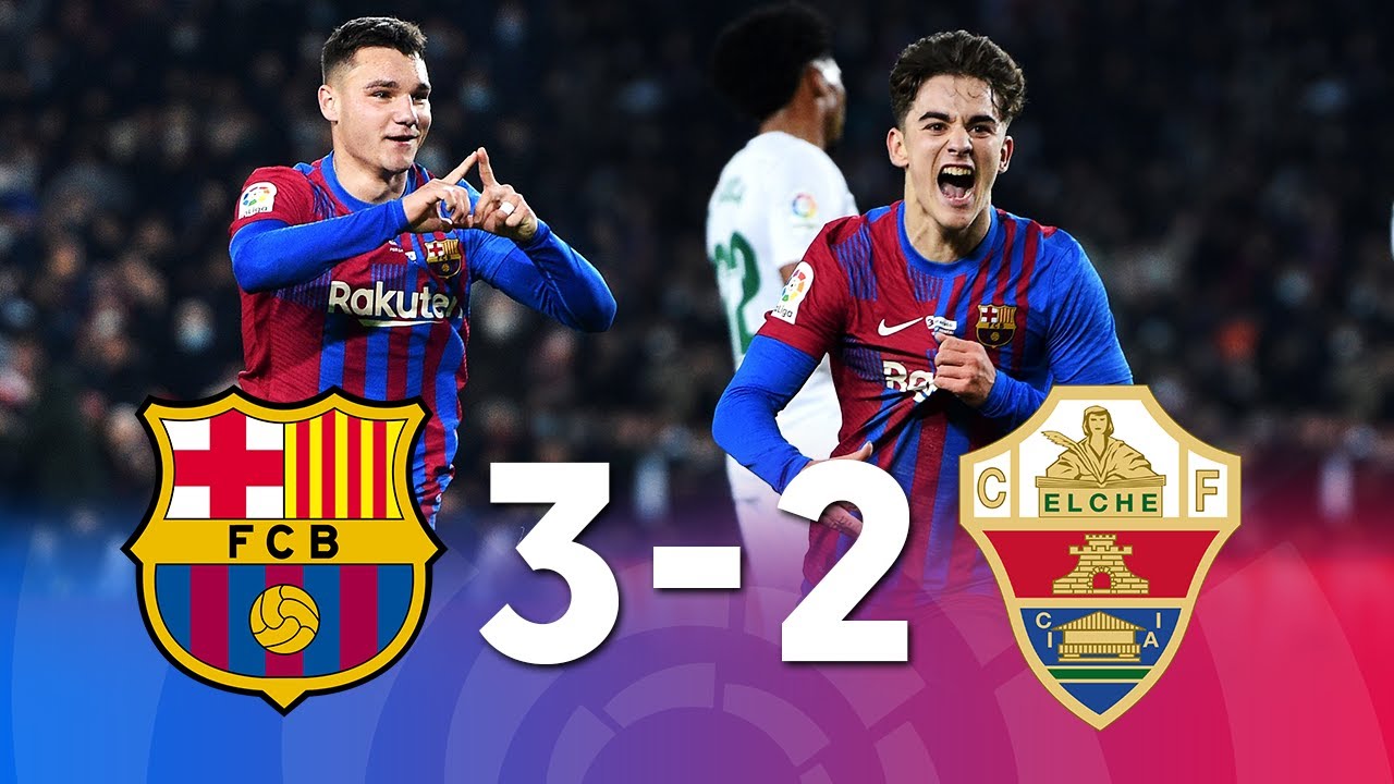 Barcelona Edges Out Elche 3-2 in Thrilling La Liga Clash ⚽