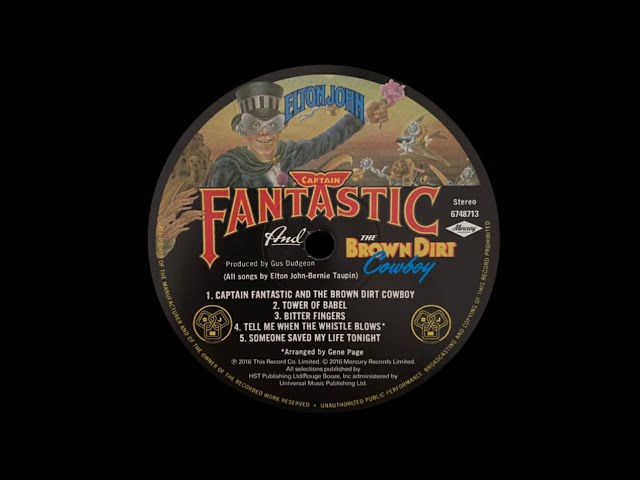 Elton John - 1975 - Captain Fantastic & The Brown Dirt Cowboy [Side 1] (2018 EU Vinyl, VM95ML, iFi Zen, 24bit/96kHz Vinyl Rip by ill.inner.groove)