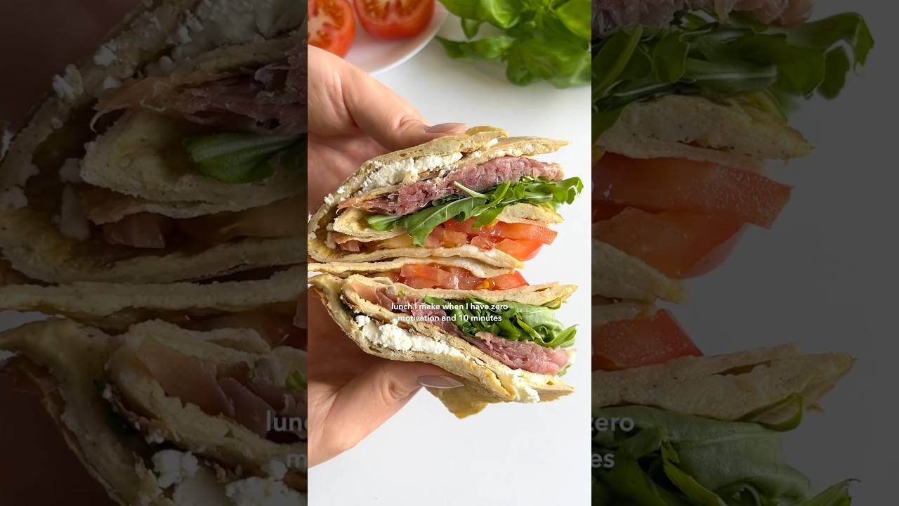 10-Minute High-Protein Lunch Wrap π