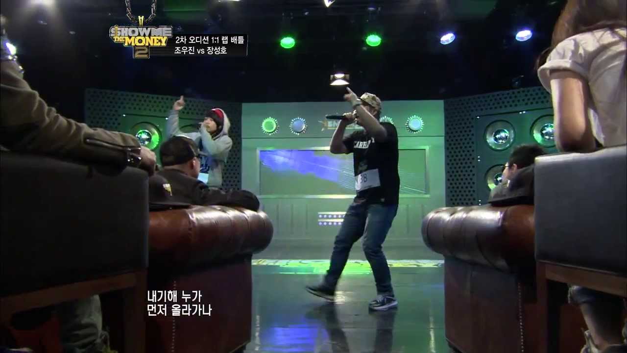 Cho Woojin vs Jang Sungho Rap Battle @ SMTM2 🎤