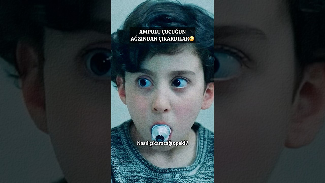 Çocuk Ampulü Ağzından Çıkarıyor 😳