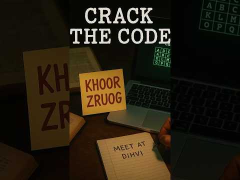 This Looks Like Gibberish… But It’s Not 👀 Caesar Used This to Send Messages