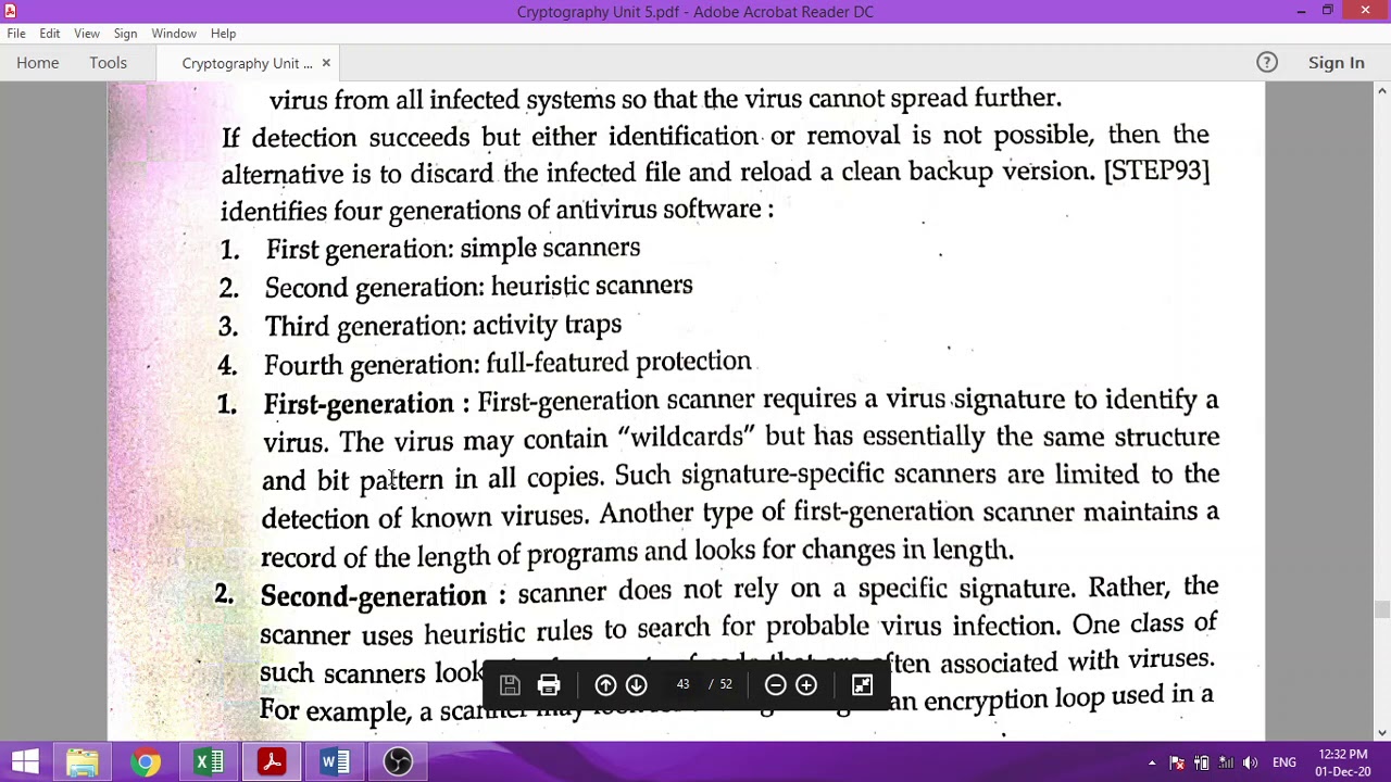 Antivirus Approaches and Firewall Types in Cryptography - Unit 5