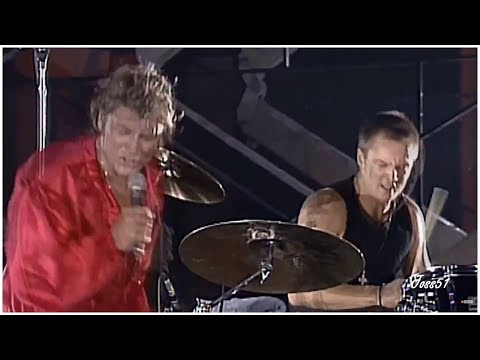 Johnny et David Hallyday - Oh ma jolie Sarah Parc Des Princes 1993 HD