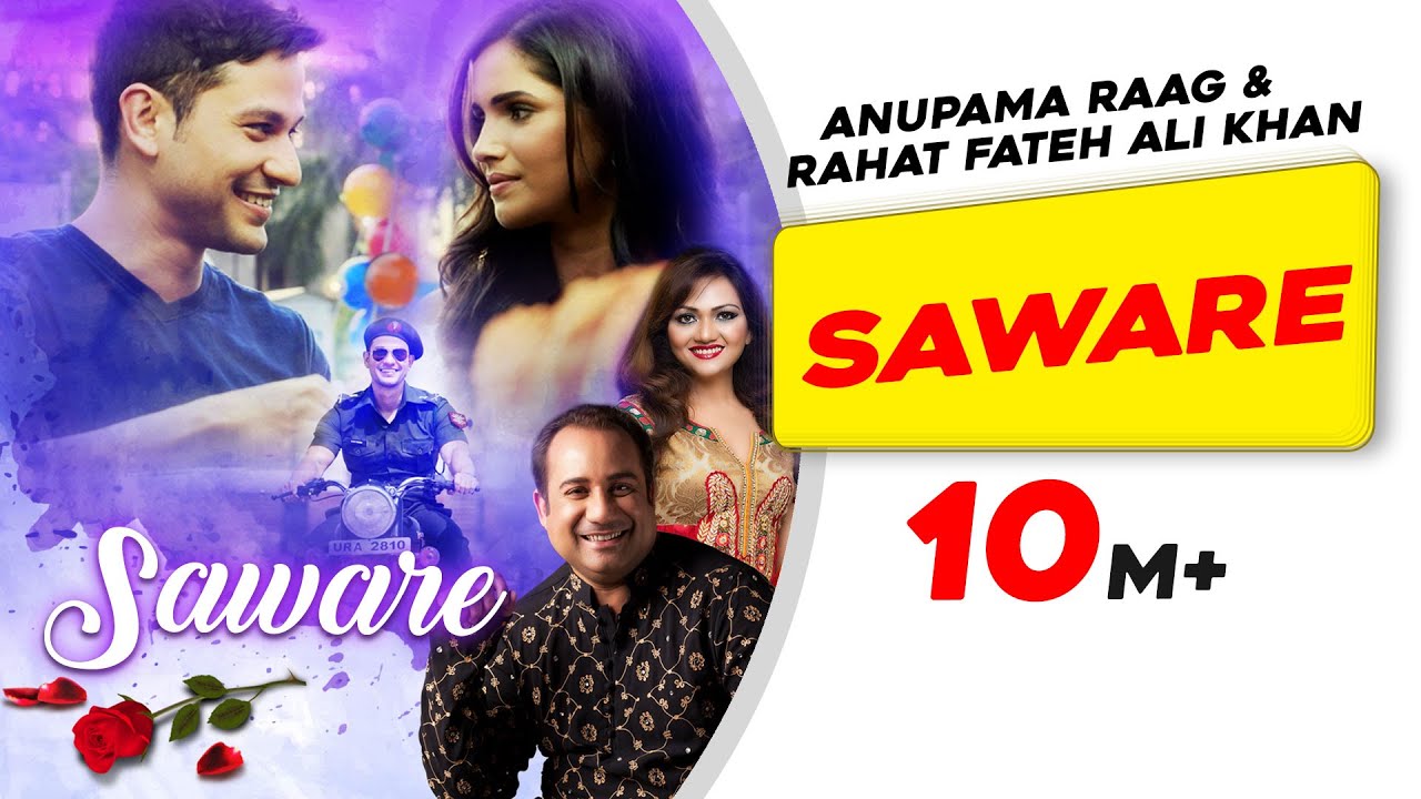 Saware | Official Video | Rahat Fateh Ali Khan | Kunal Khemu | Anupama R | Vartika S| New Hindi Song