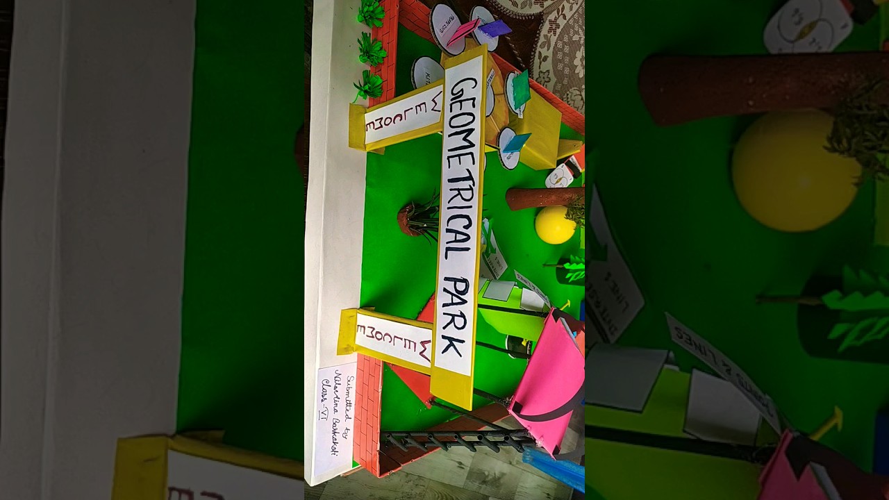 Explore the Stunning Geometrical Park Artwork by Nilavlina Art & Craft 🎨