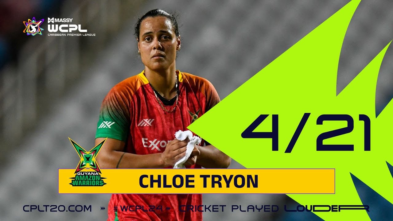 Chloe Tryon’s Amazing Spell Leads Guyana Amazon Warriors to Victory in CPL 2024 🏏