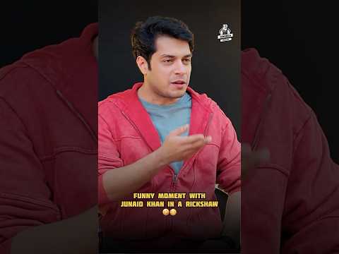 Funny moment with Junaid Khan in a rickshaw 🤪😳 #junaidkhan #aamirkhan #bollywood