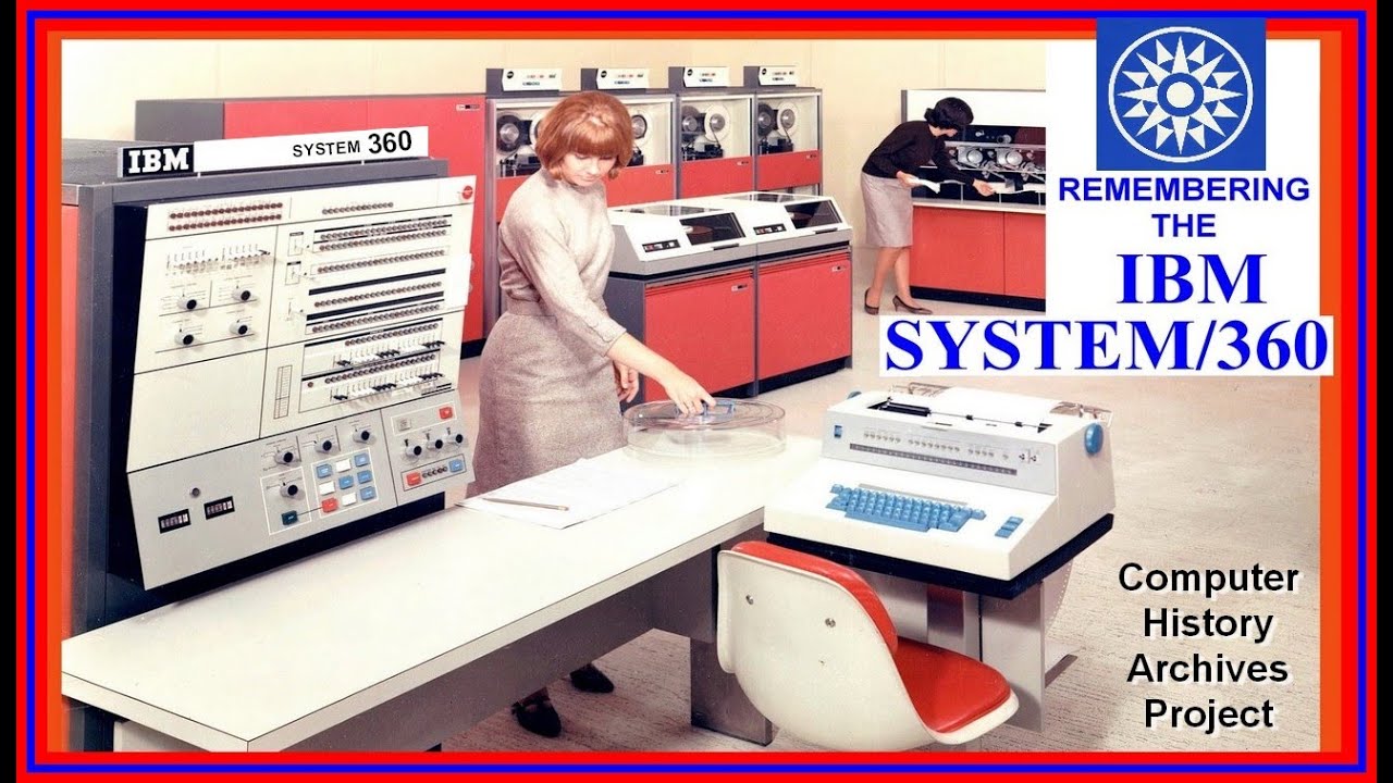 1960's COMPUTER HISTORY: REMEMBERING IBM SYSTEM/360 MAINFRAME Origin and Technology (IRS, NASA, CIA)
