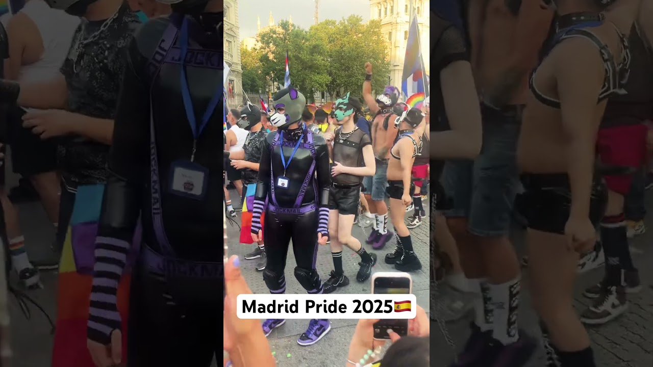 Madrid Pride 2025🇪🇸 #europe #madrid #spain #travel #travelling #travelvlog #travelgram