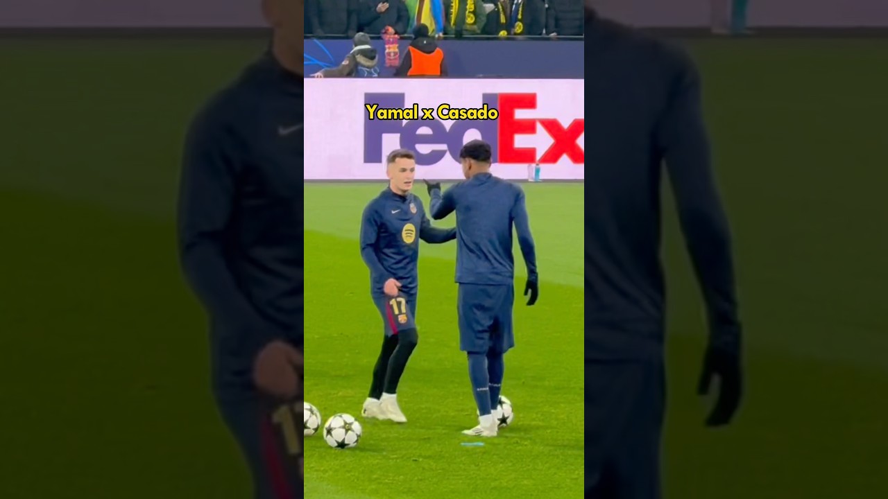Lamine Yamal and Marc Casado Have Unexpected Encounter During Barcelona Training ⚽