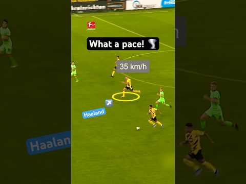 HAALAND‘s Pace is Incredible! 🌪️