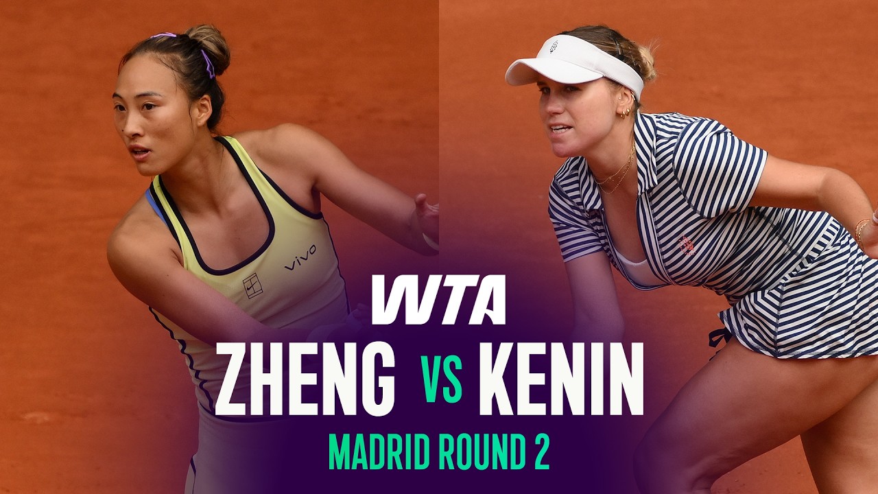 Zheng vs. Kenin | Madrid R2 WTA Highlights 🎾
