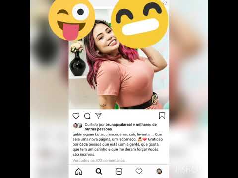 Gabi Magsan voltou para as redes sociais