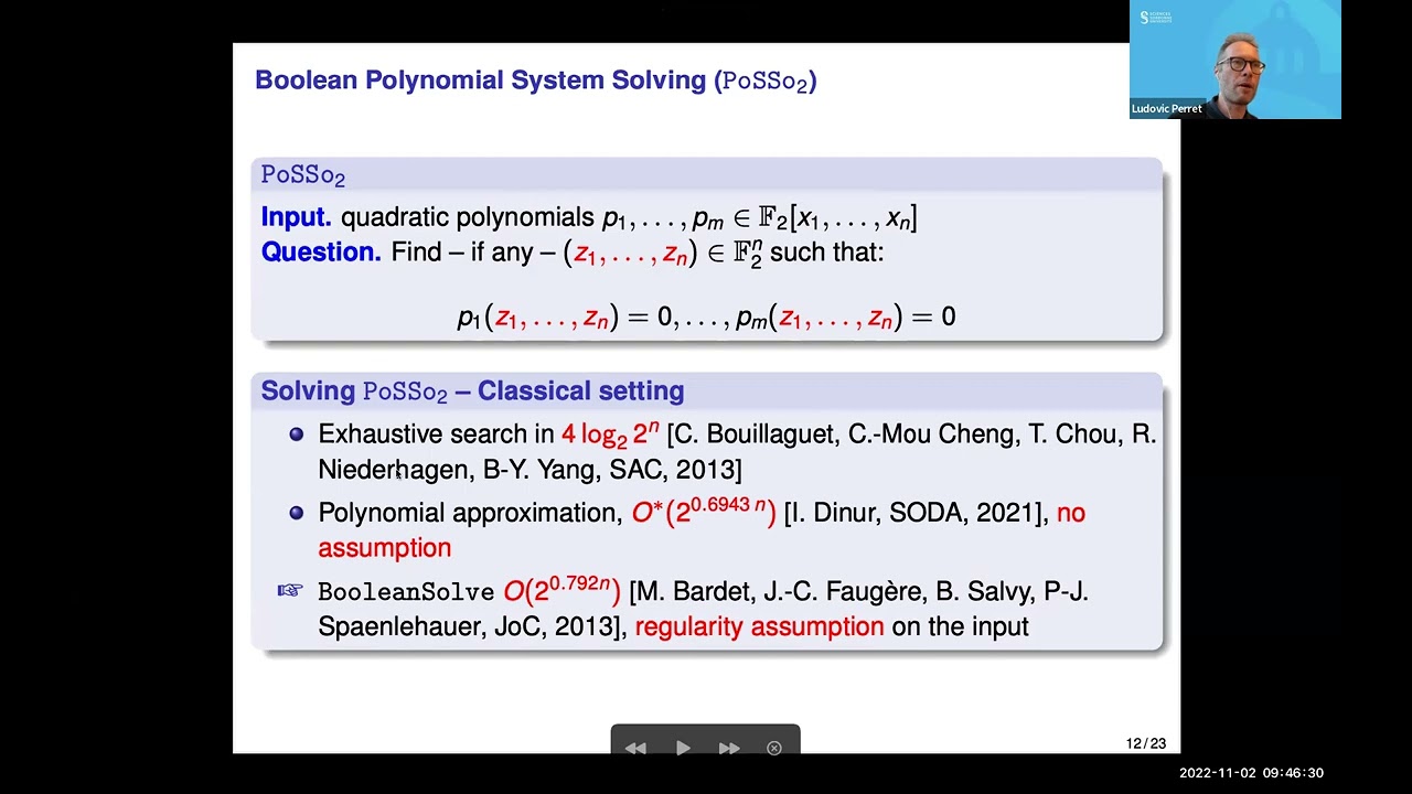 Ludovic Perret - Post-Quantum Cryptography: Bridging Theory and Practice