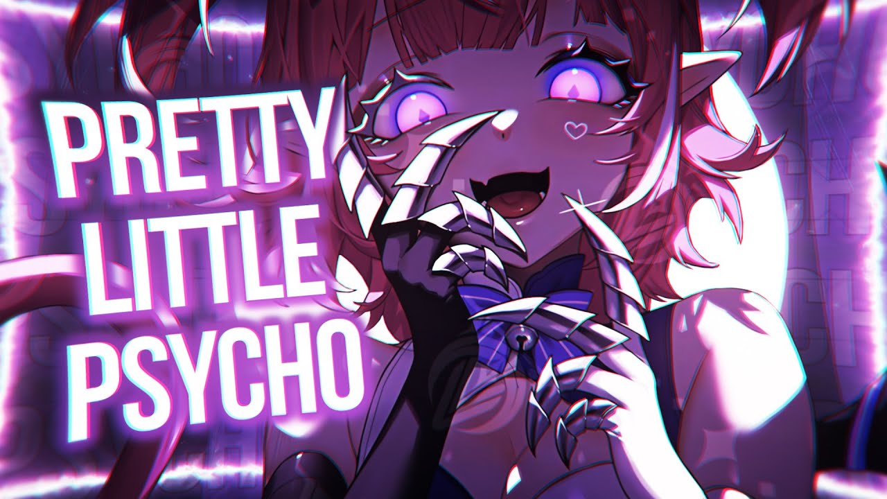 Nightcore Remix of 'Pretty Little Psycho' by Porcelain Black 🎶 | Lyrics & Video