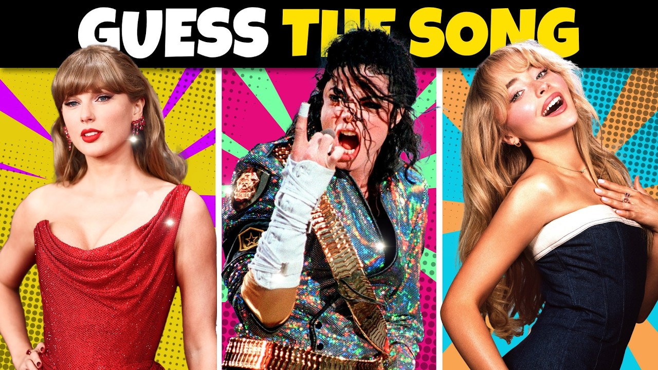 Guess 50 Pop Songs 🎶 Music Quiz