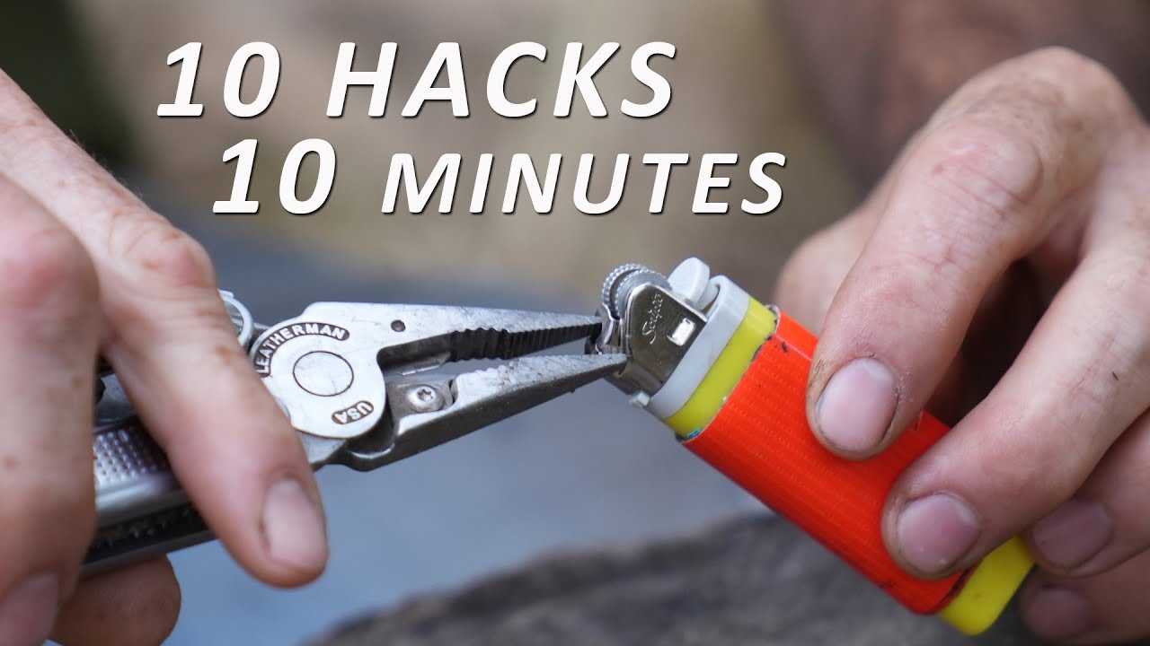 10+ Essential Survival & Bushcraft Hacks You Must Know! 🪓