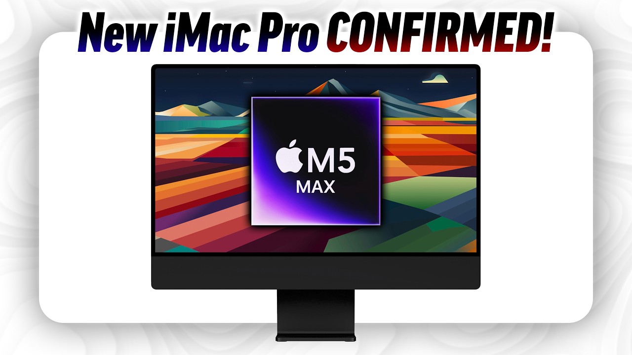 M5 Max iMac Pro CONFIRMED - Internal Apple Code LEAK!