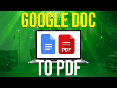 How To Save Google Doc As PDF (2022)