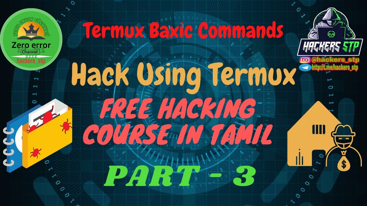 Termux Basic Commands in Tamil Part-3 | Hacking in Termux | Free Hacking Course in Tamil