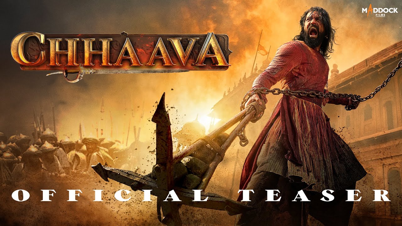 Chhaava Teaser: Vicky Kaushal & Rashmika M in Epic Warrior Saga – Out Feb 14, 2025 ⚔️