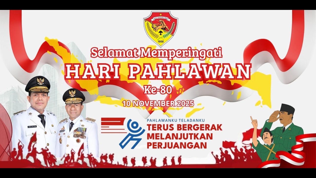 Tonton Live Streaming Peringatan Hari Pahlawan Ke-80 | 10 November 2025 🇮🇩