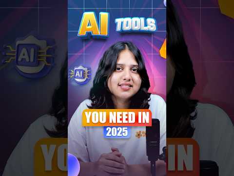 🔥Top AI Tools You Need in 2025 | Best AI Tools to Learn | Intellipaat #shorts
