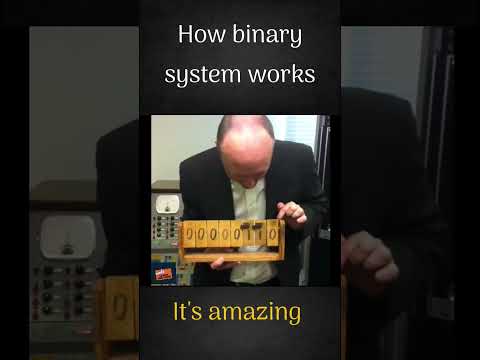 How binary system works. #binary #code #webdevelopment