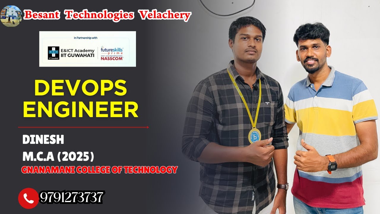 Start Your DevOps Career with Dinesh MCA in Chennai π