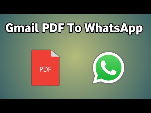 Gmail Se Pdf Whatsapp Kaise Bheje | Gmail Se Pdf Whatsapp Par Kaise Send Kare