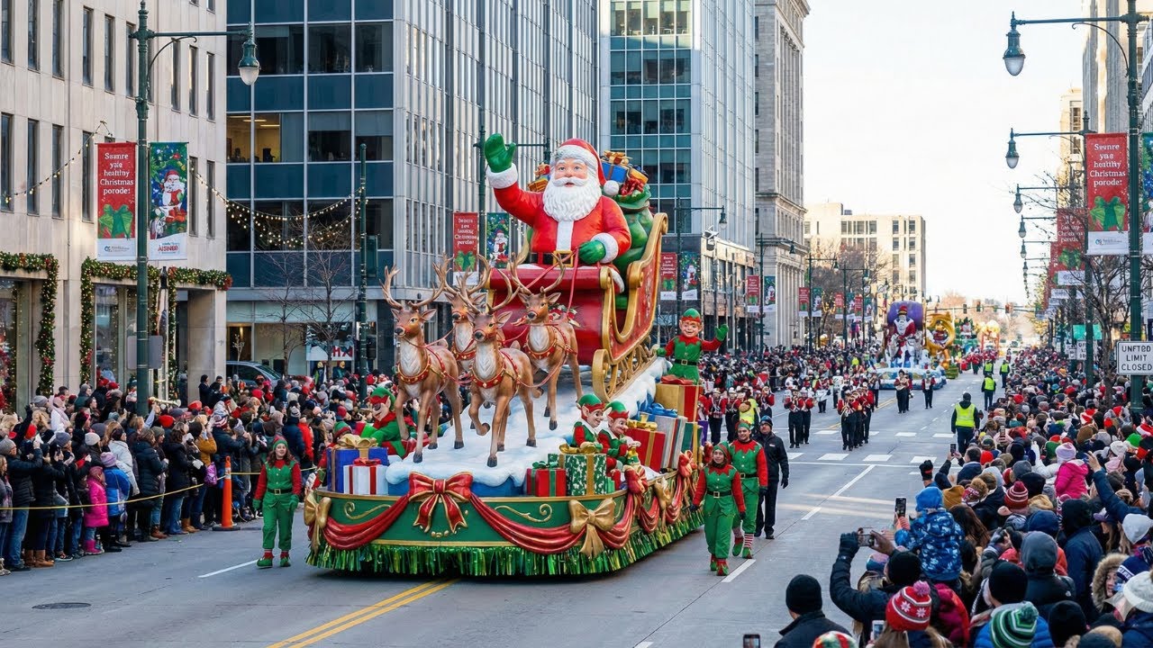 NYC 2025 Christmas Parade in 4K: All 60 Floats π