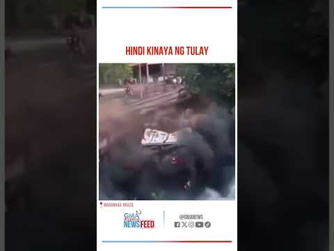Lumang Tulay Bumigay Dahil sa Overloaded na Truck sa Brazil